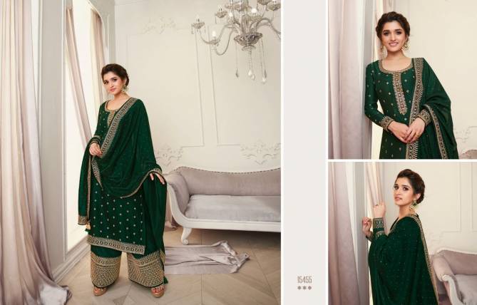 Super Hit 15451 To 15459 Series Georgette Heavy Embroidery Salwar Kameez Collection